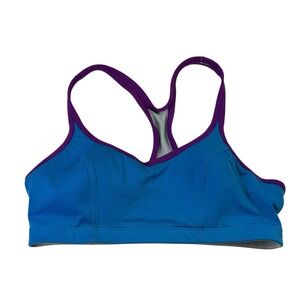 Champion High Support 36B Sports Bra Blue Purple